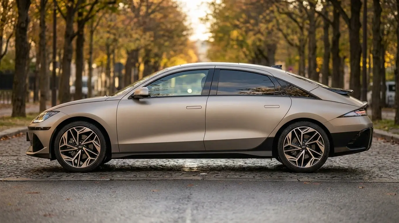 Detail velg alloy Parametric Pixel 20 inci Hyundai IONIQ 6
