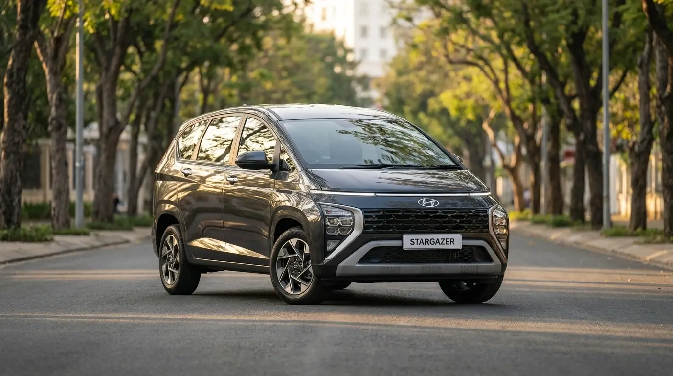 Wireless smartphone charger konsol tengah Hyundai Stargazer